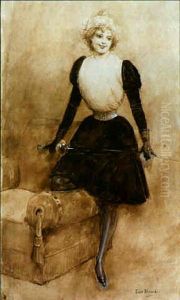 Jeune Femme Au Fleuret