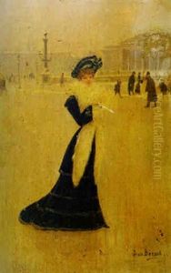 Winter In Paris by Jean Beraud