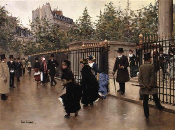 Sortant De La Madeleine, Paris - view 1