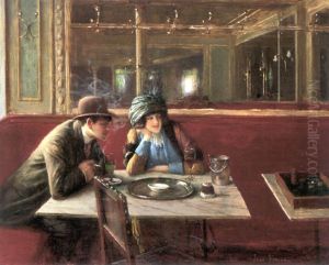 Au Cafe by Jean Beraud