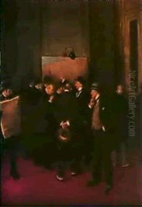 Au Cercle, Les Mauvais Jours by Jean Beraud