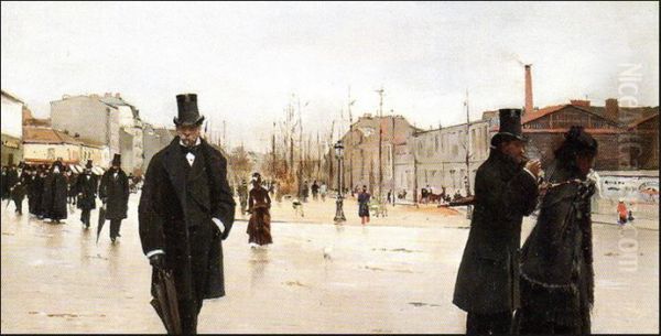 Le Retour De L'enterrement by Jean Beraud