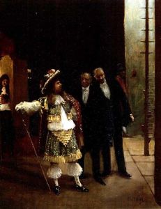 Coquelin Aine Das Le Bourgeois Gentilhomme De Moliere by Jean Beraud