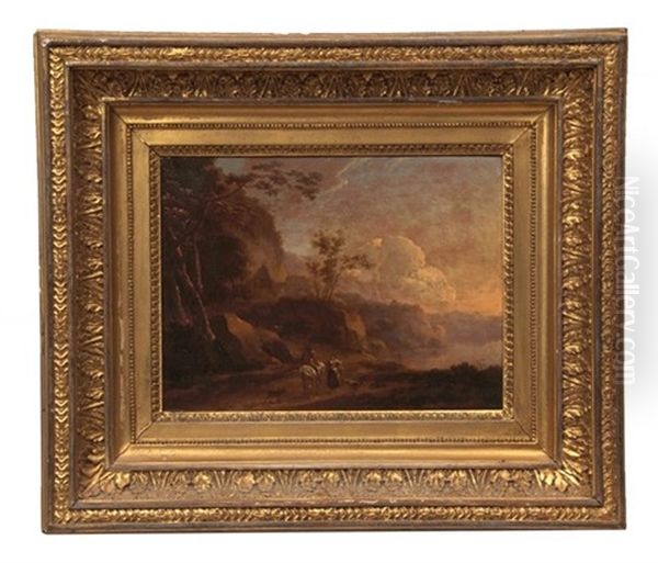 Figures In Italianate Landscape - view 1