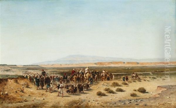 La Caravane En Marche Dans Le Desert - view 1