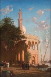 Mosquee, Bord Du Nil