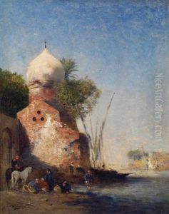 La Halte Au Pied Du Mausolee