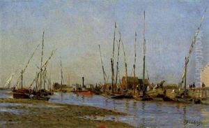 Felouques En Afrique Du Nord by Narcisse Berchere