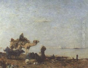 Nillandschaft by Narcisse Berchere