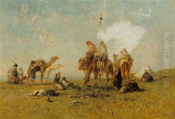 A Desert Encampment - view 1