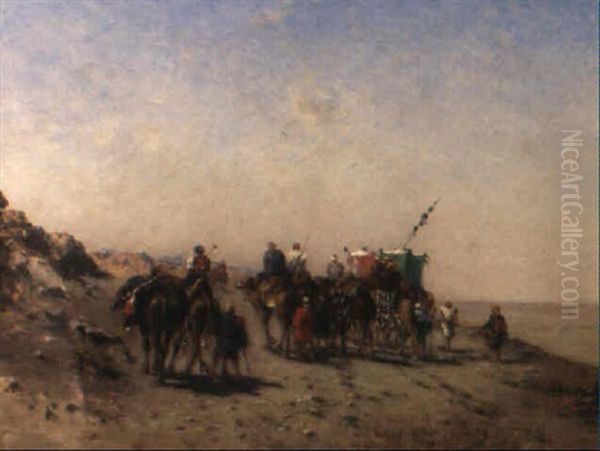 An Arab Caravan - view 1