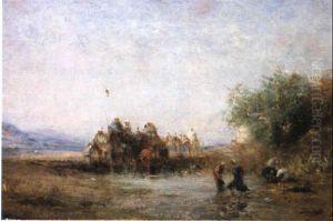 Les Cavaliers by Narcisse Berchere