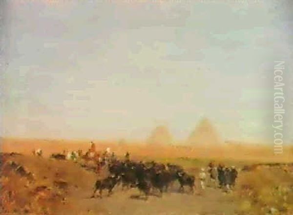 La Caravane Au Pied Des Pyramides - view 1