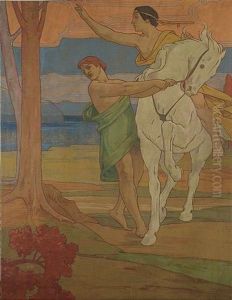 Der Abschied by Emile Berchmans