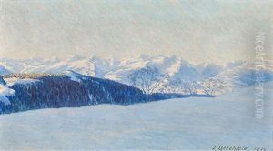 Winter Landscape by Josef Berchtold