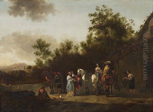 Resting Horsemen - view 1