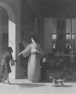 Die Nachricht by Gerrit Adriaensz Berckheyde