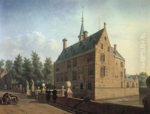 View Of The Huis Te Heemstede by Gerrit Adriaensz Berckheyde