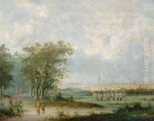 Vue De La Haye by Carl Eduard Ahrendts