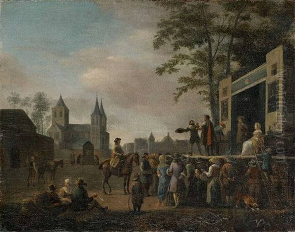 Schausteller Vor St. Kunibert In Koln - view 1