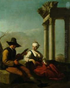 Ein Paar Zwischen Ruinen Ein Paar Zwischen Ruinen