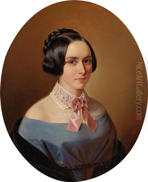 Portrait Of Baroness Amalie Von Buck - view 1