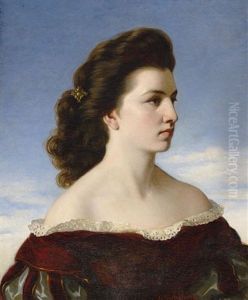 Portrat Einer Jungen Frau by Alexandra van Berckholtz