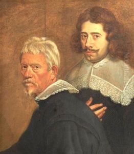 Portrait De Deux Hommes by Hendrick Berckman