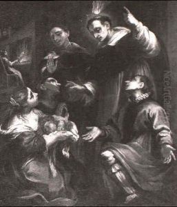 Escena De La Vida De San Vicente Ferrer