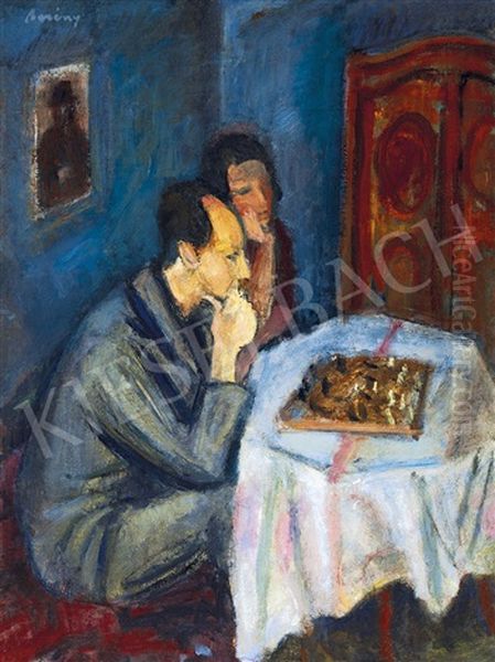 Playing Chess (eta Breuer And Leo Weiner) - view 1