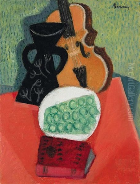 Still Life With Grapes And Violin - view 1