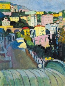 Seaside In Monaco (bord De Monaco, Monakoi (sic!) Part) by Robert Bereny