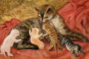 Family (cats) by Robert Bereny