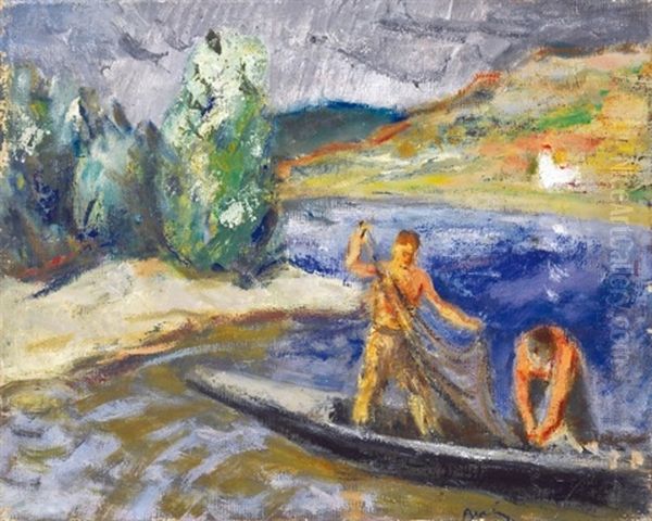 Fishermen From Zebegeny - view 1
