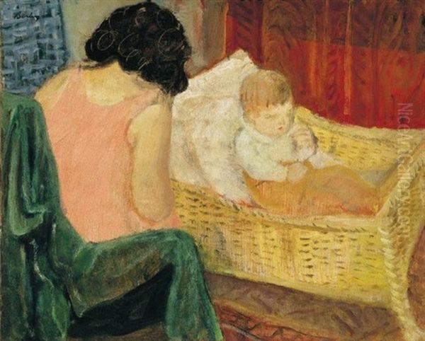 Otthon - Anya Gyermekkel, Altatas (at Home - Mother And Child, Sleeping) - view 1