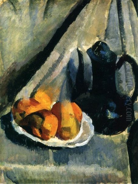 Kekkancsos Csendelet (still Life With A Blue Pitcher) - view 1