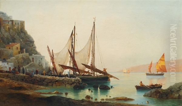 Small Italian Fishing Port - view 1