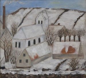 Forslovs Kyrka I Vinterskrud by Anna Berg