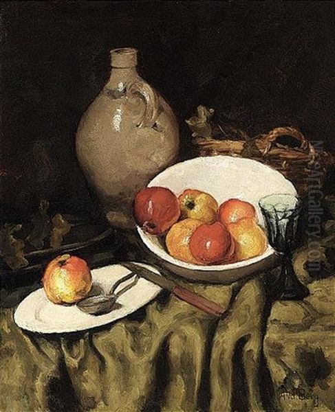 Still Life With Apples (+ 2 Others, Pastel; 3 Works) - view 1