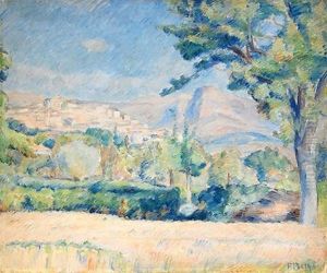 Landskap Fran Cagnes by Frans Berg