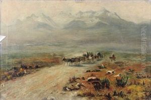Old Goat Road, Providence Mountains, Ca by George Louis Berg