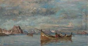 Fiske Utenfor Svolvaer by Gunnar Berg