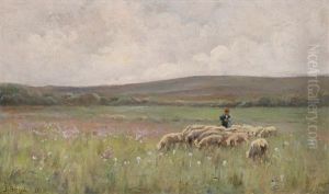 Paisaje Con Pastor by Jose Berga Boix