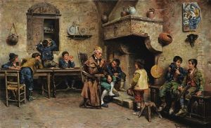 The School Teacher by Francesco Bergamini