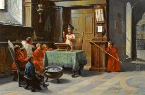 The Altar Boy's Sermon by Francesco Bergamini