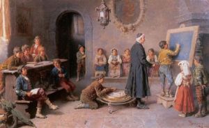 In The Schoolroom by Francesco Bergamini
