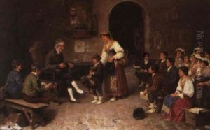 The Admission To The School by Francesco Bergamini