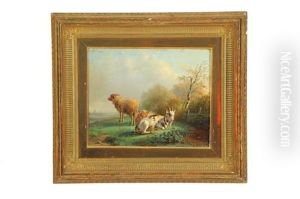 Pastoral Scene by Bernardus Gerardus Ten Berge