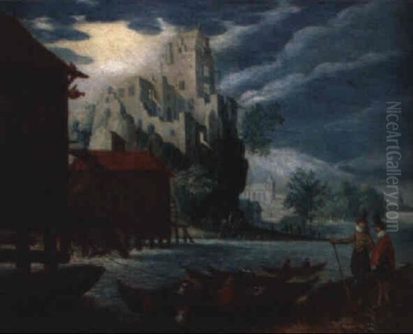 Paysage Fluvial Au Moulin - view 1