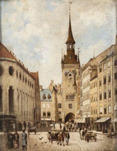 La Porte De La Ville by Carl Von Bergen